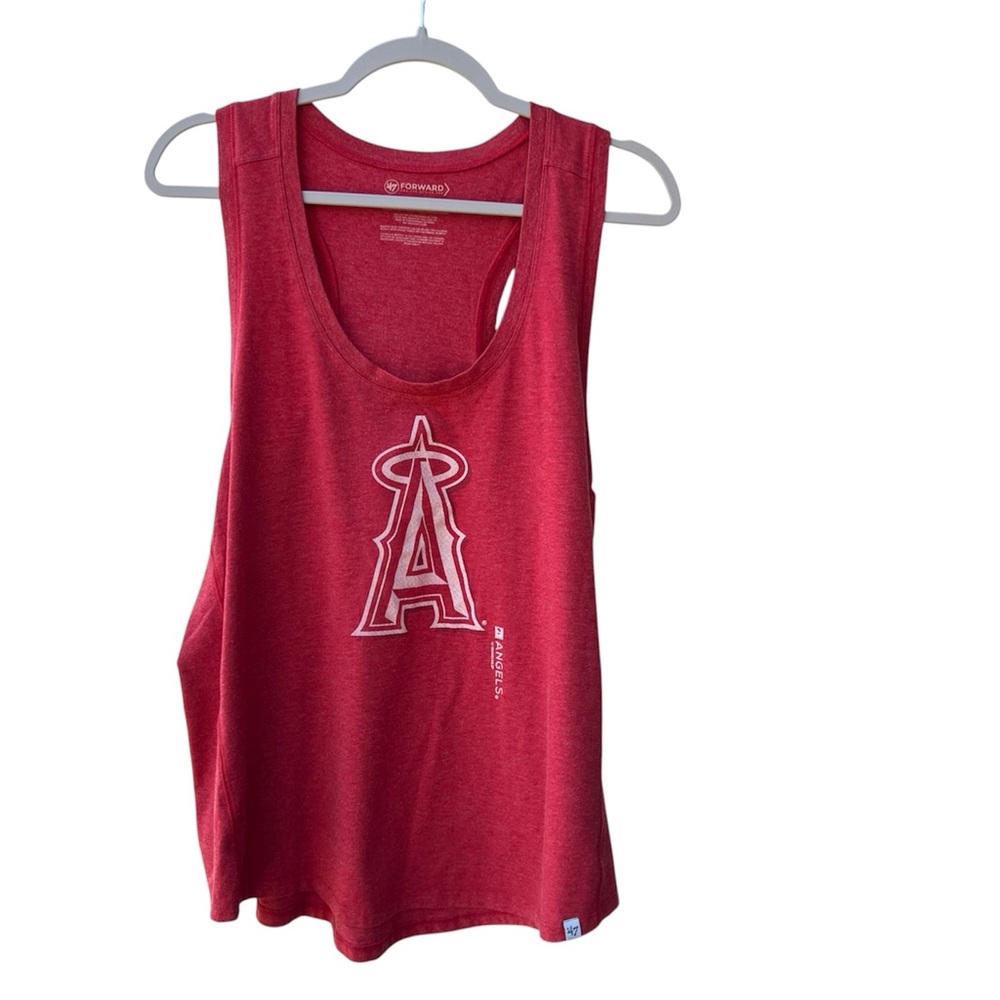 47 Forward Red MLB Angels Tank Top Women’s Size XL